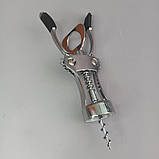 Штопор гвинтовий з нержавіючої сталі для вина Stenson CorkScrew, фото 3