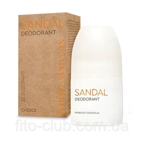 White Mandarin Натуральний дезодорант DEO Sandal 50 мл