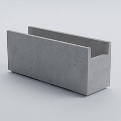 Вазон бетонний Ховд C 40x97x30 см, вуличний садовий