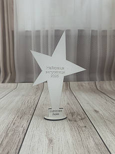 Іменна нагорода “Зірка” для випускника(ці) Ідеальний подарунок на останній дзвоник або випускний вечір!