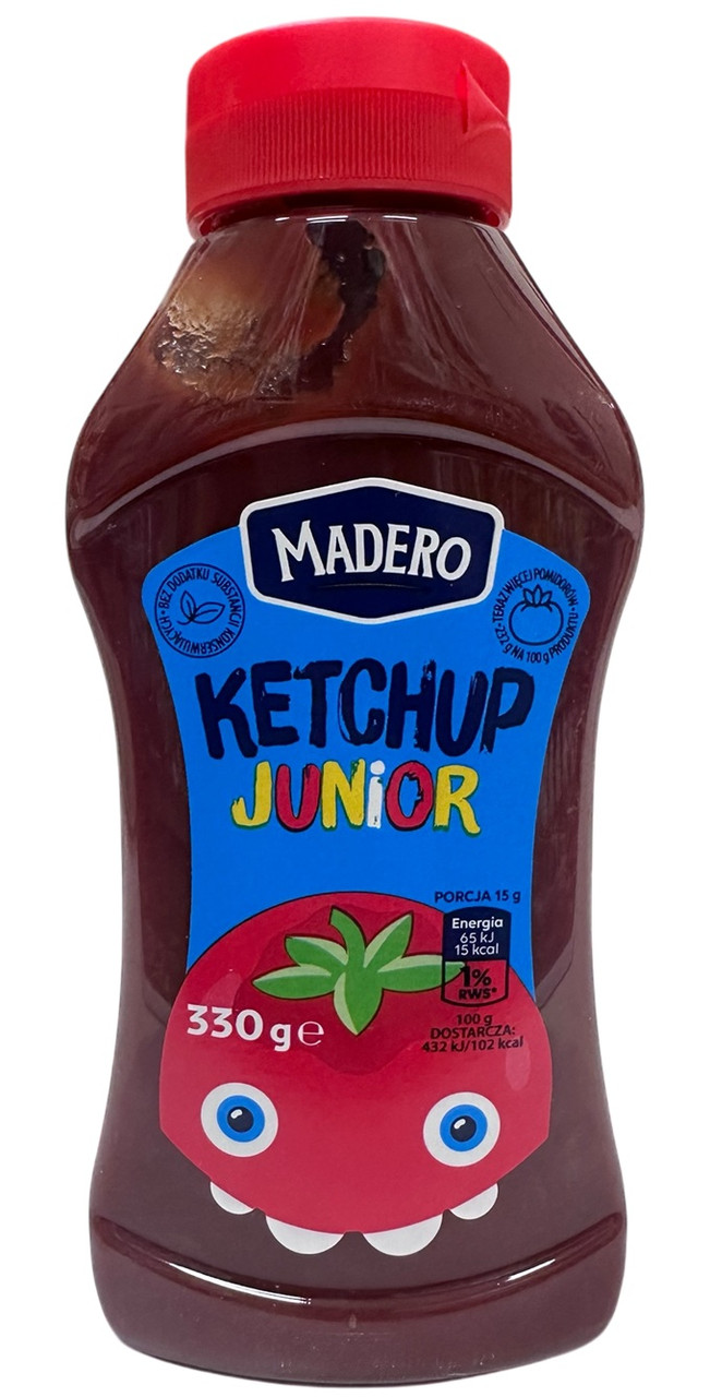 Кетчуп Томатний Дитячий Мадеро Madero Ketchup Junior 330 г Польща, фото 1