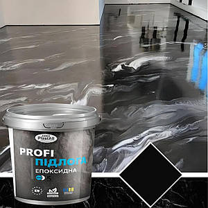 Епоксидна наливна підлога Plastall™ PROFI 1 кг  Чорний для ванної Водостійка