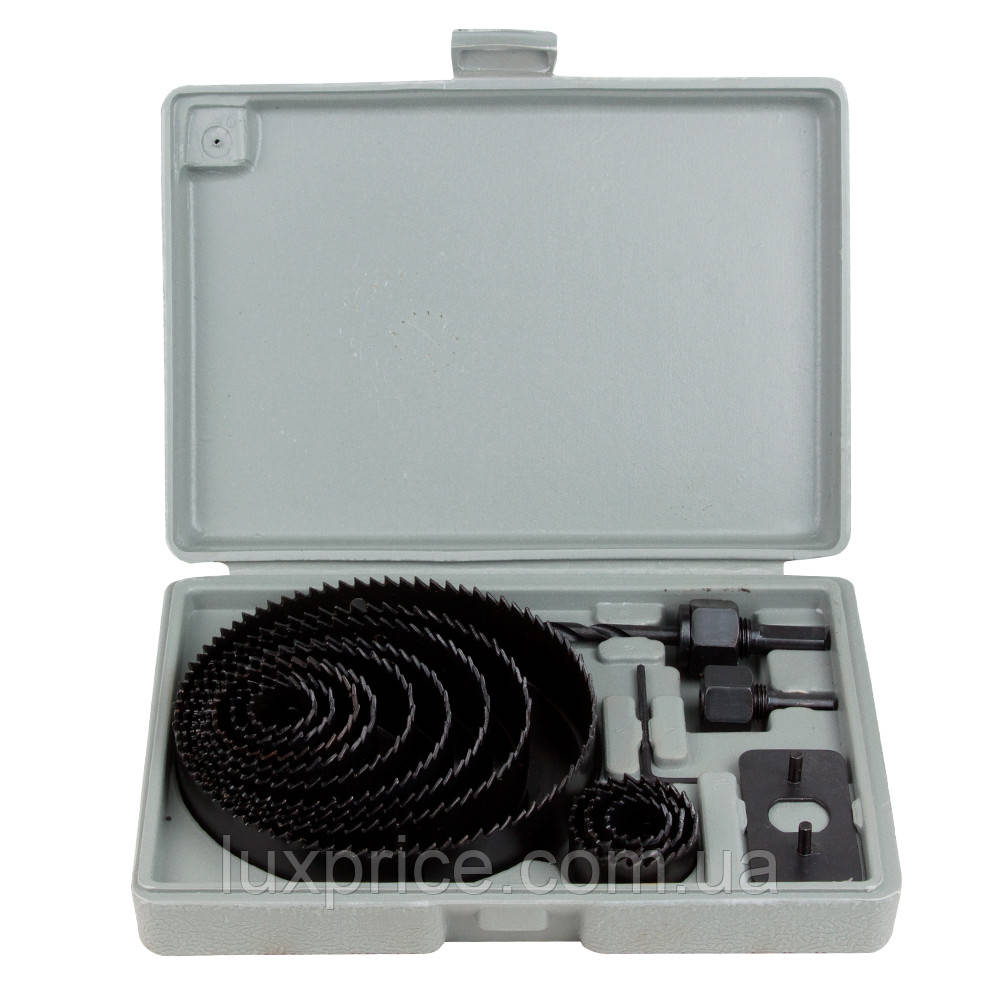 Коронки по дереву набірні Ø19, 22, 29, 32, 38, 44, 51, 64, 76, 89, 102, 127 мм SIGMA (1520161)  Luxprice, фото 1