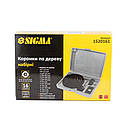 Коронки по дереву набірні Ø19, 22, 29, 32, 38, 44, 51, 64, 76, 89, 102, 127 мм SIGMA (1520161)  Luxprice, фото 7