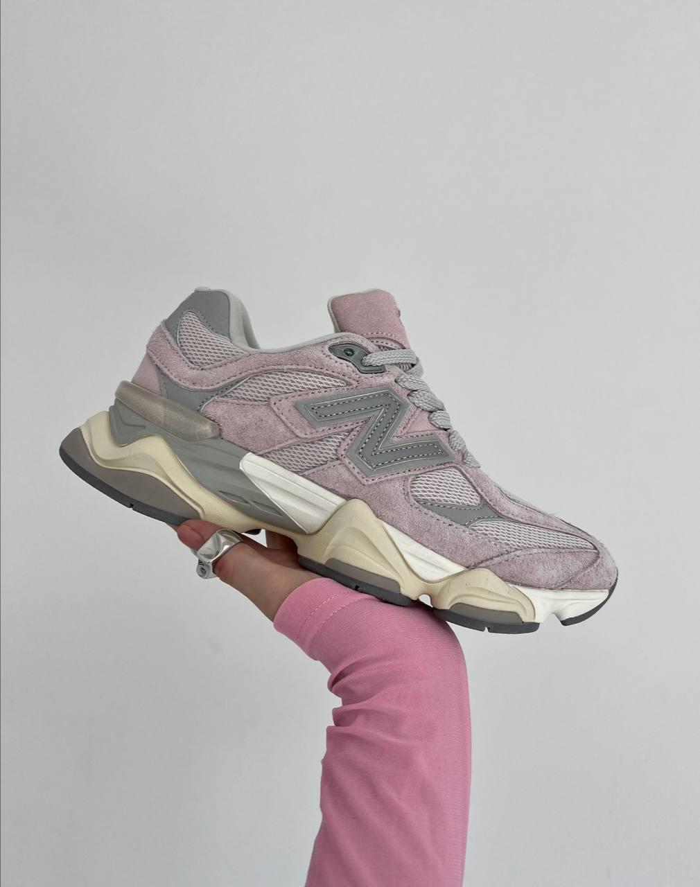 Жіночі спортивні кросівки New Balance 9060 (рожеві) демісезонні кроси 771084 Нью Беленс vkross