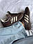 Жіночі спортивні кросівки Adidas Samba BROWN LEATHER premium (коричневі) повсякденні кроси 1134 Адідас vkross, фото 9