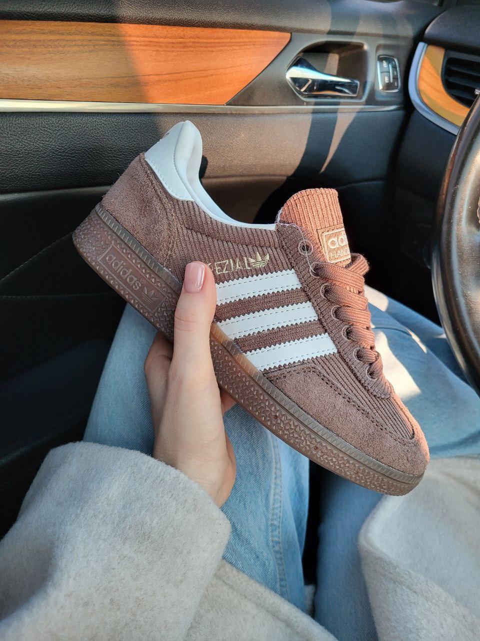 Жіночі демісезонні кросівки Adidas Spezial Brown (коричневі) стильні повсякденні кроси 681 Адідас vkross