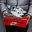 Чоловічі кросівки Nike Air Max 270 React x Travis Scott (біло-сірі) спортивні кроси 1554 Найк vkross, фото 7