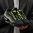 Чоловічі кросівки Nike Air Max 95 Black Grey Green (чорно-сірі) спортивні кроси 2230 Найк vkross, фото 2