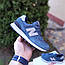 Жіночі демісезонні кросівки New Balance 574 Classic (сині із сірим) спортивні кроси 21161 Нью Беленс vkross, фото 3