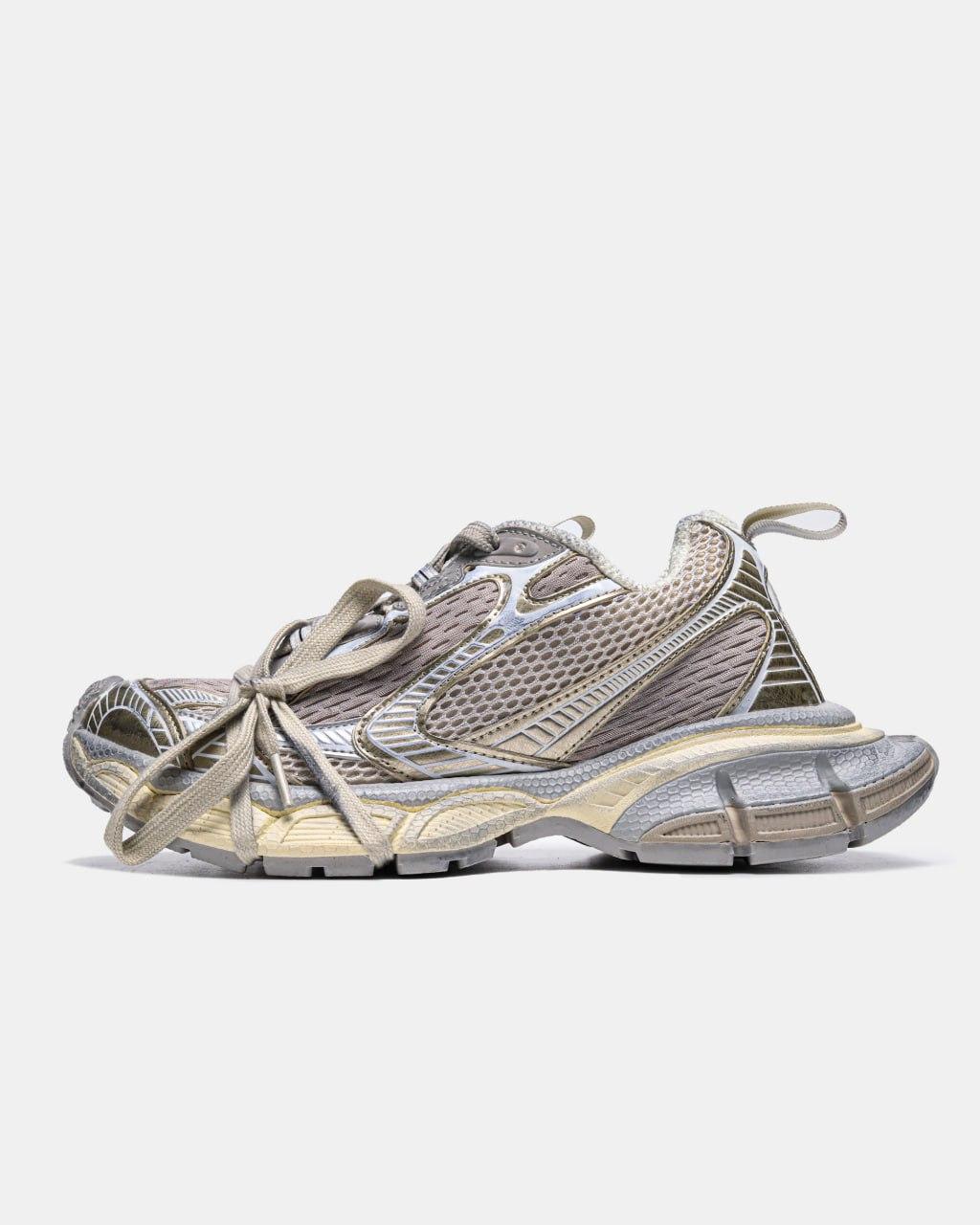 Жіночі кросівки Balenciaga 3XL Dirty Beige (бежеві) модні демісезонні кросівки D627 Баленсіага vkross, фото 1