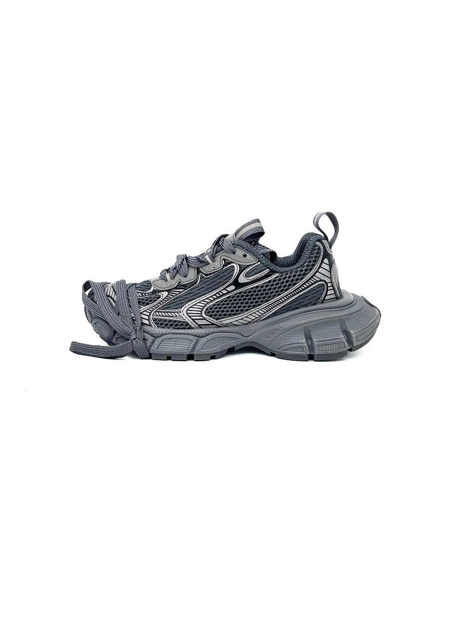 Жіночі кросівки Balenciaga 3XL Grey (сірі) модні демісезонні кросівки D532 Баленсіага vkross