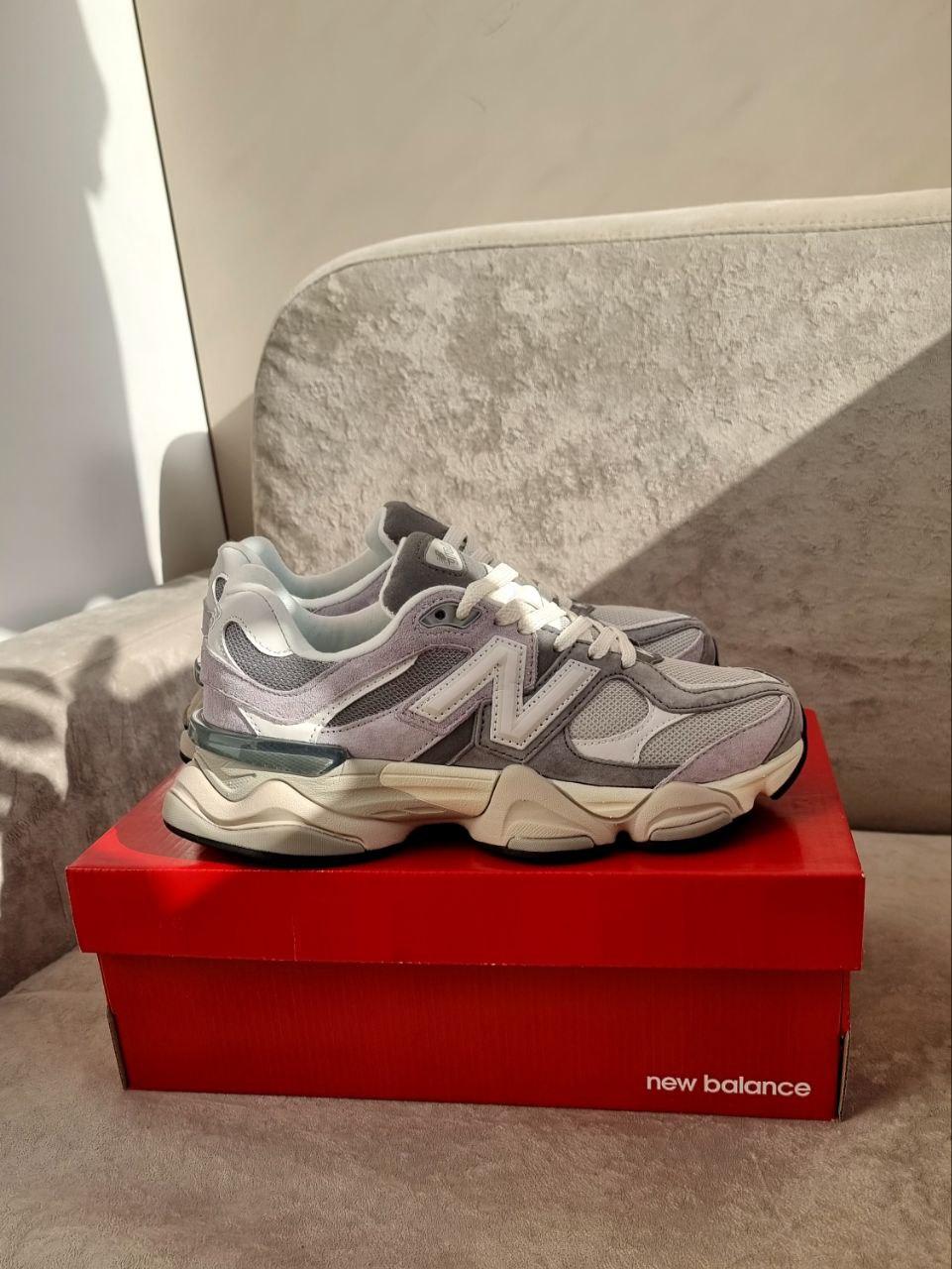 Жіночі спортивні кросівки New Balance 9060 (сірі) демісезонні кроси 01468 Нью Беленс vkross