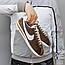 Жіночі повсякденні кросівки Nike Cortez (коричневі) модні демісезонні кроси 3013 Найк vkross, фото 4