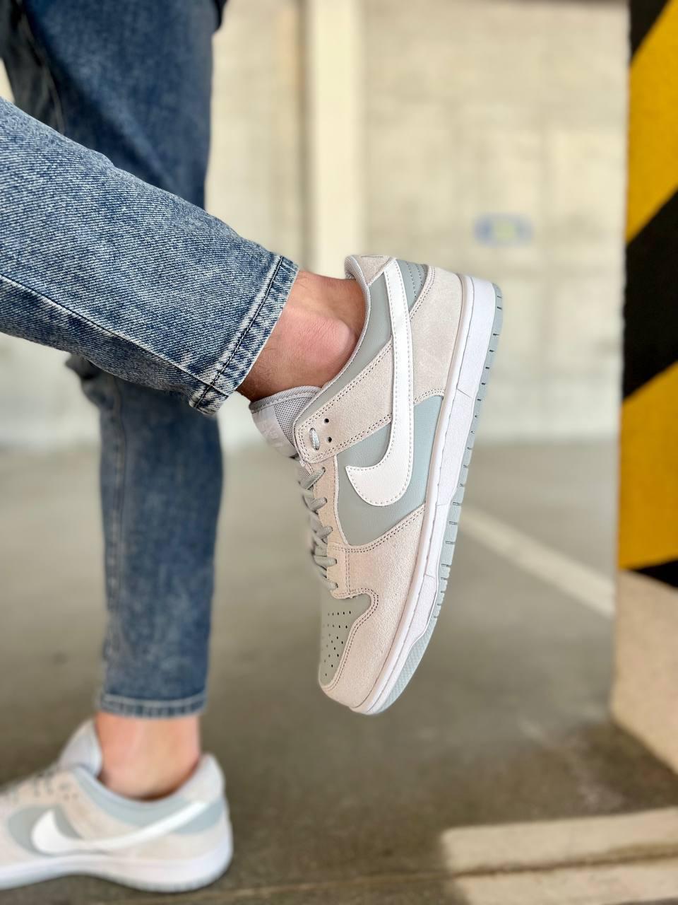 Чоловічі кросівки Nike SB Dunk (сірі) модні повсякденні кроси Ar99520 Найк vkross, фото 1