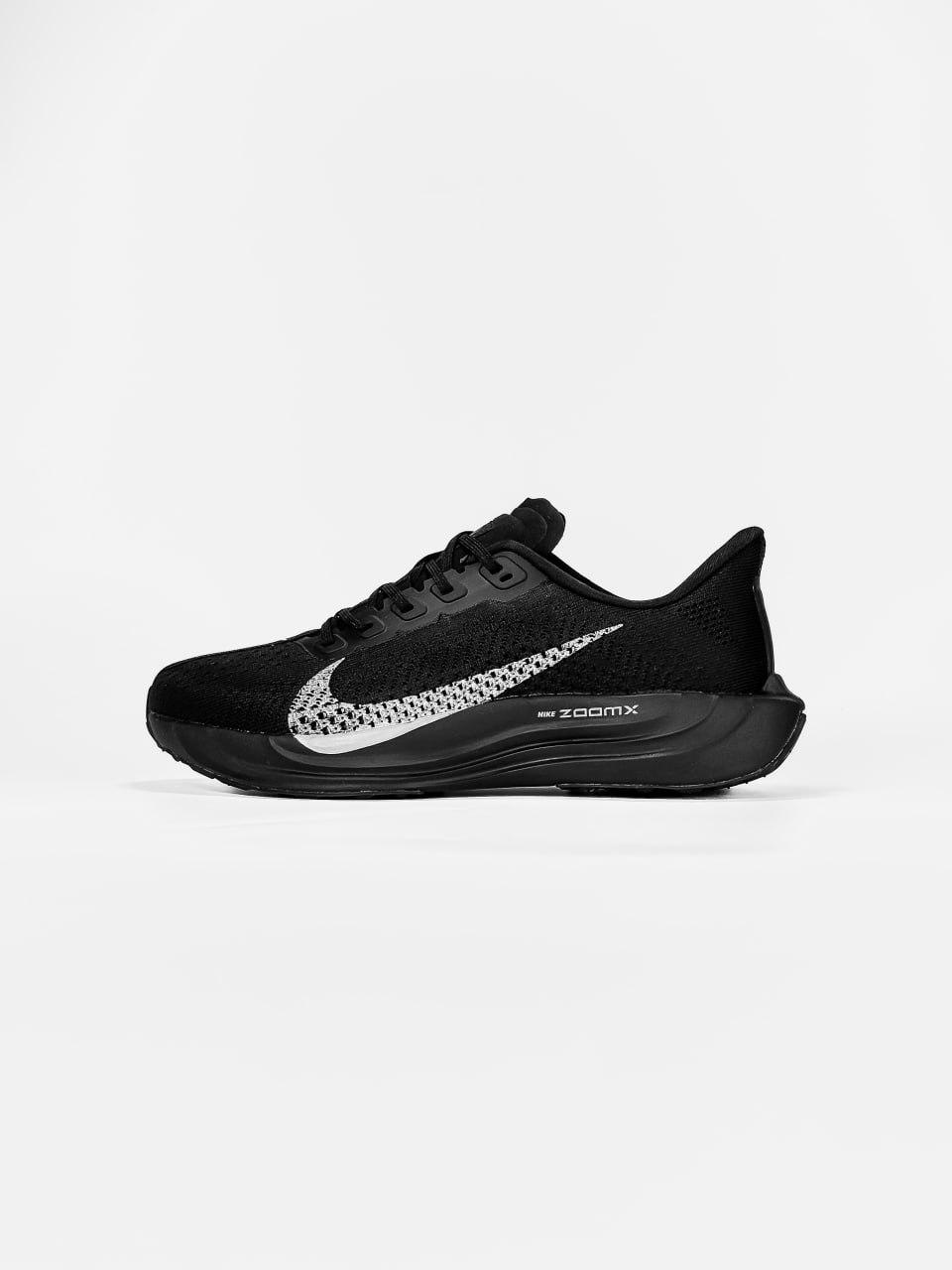 Жіночі спортивні кросівки Nike Air Pegasus Road Running Black (чорні) стильні кросівки NK842 Найк vkross