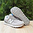 Жіночі демісезонні кросівки New Balance 574 Classic (сірі з білим) спортивні кроси 21142 Нью Беленс vkross, фото 5