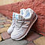 Жіночі демісезонні кросівки New Balance 574 Classic (сірі з білим) спортивні кроси 21142 Нью Беленс vkross, фото 6