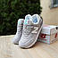 Жіночі демісезонні кросівки New Balance 574 Classic (сірі з білим) спортивні кроси 21142 Нью Беленс vkross, фото 9