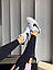 Жіночі повсякденні кросівки Nike Cortez White/Black (білі) модні демісезонні кроси NK128 Найк vkross, фото 6