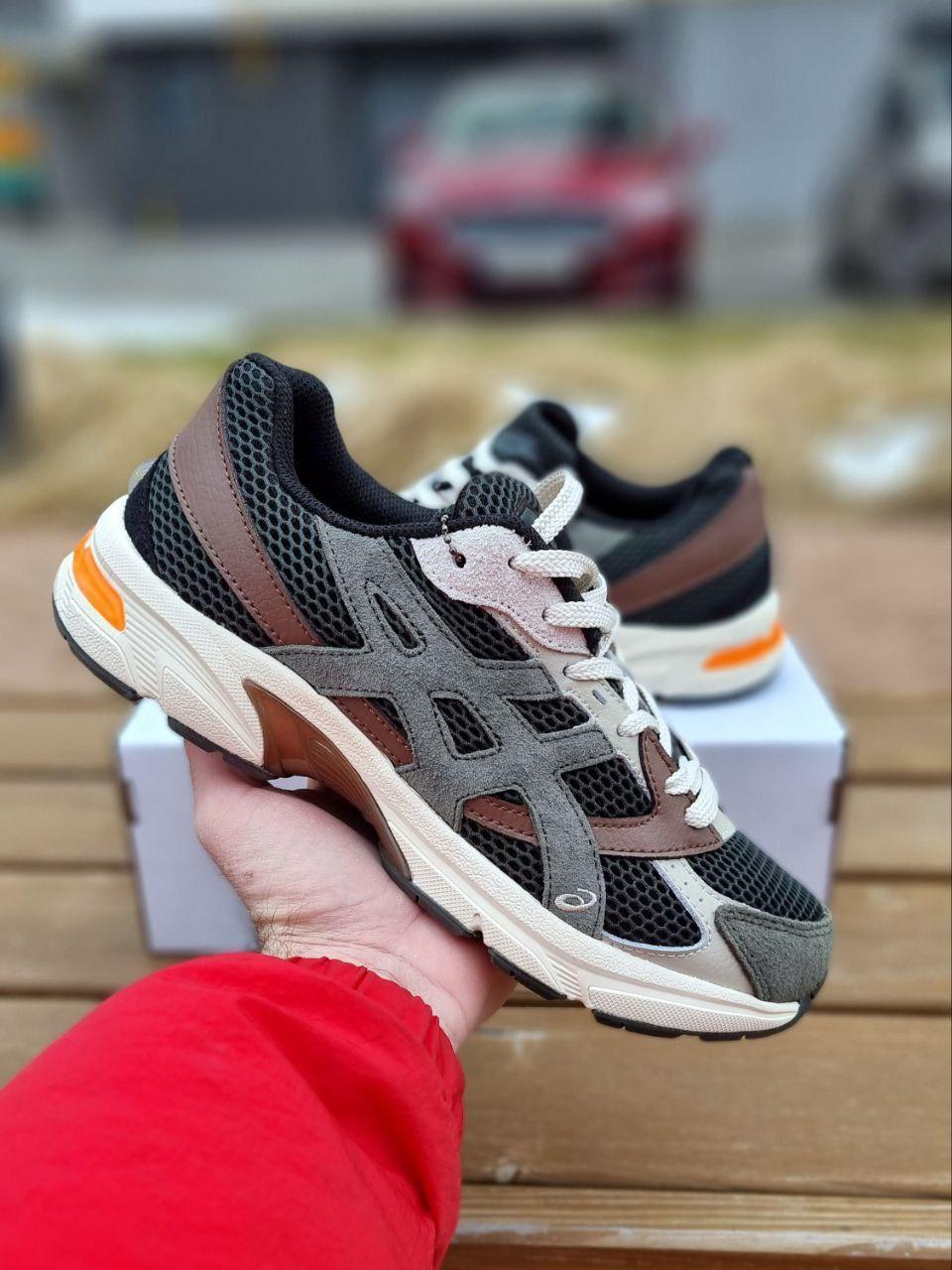 Чоловічі спортивні кросівки Asics GEL 1130x Hal Studio (чорні із сірим) модні демі кроси 01249 Асікс vkross, фото 1