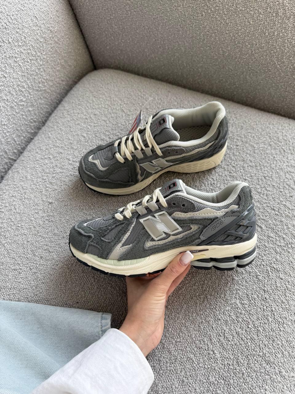 Жіночі демісезонні кросівки New Balance 1906D Grey Premium (сірі) спортивні кроси NB0050 Нью Беленс vkross