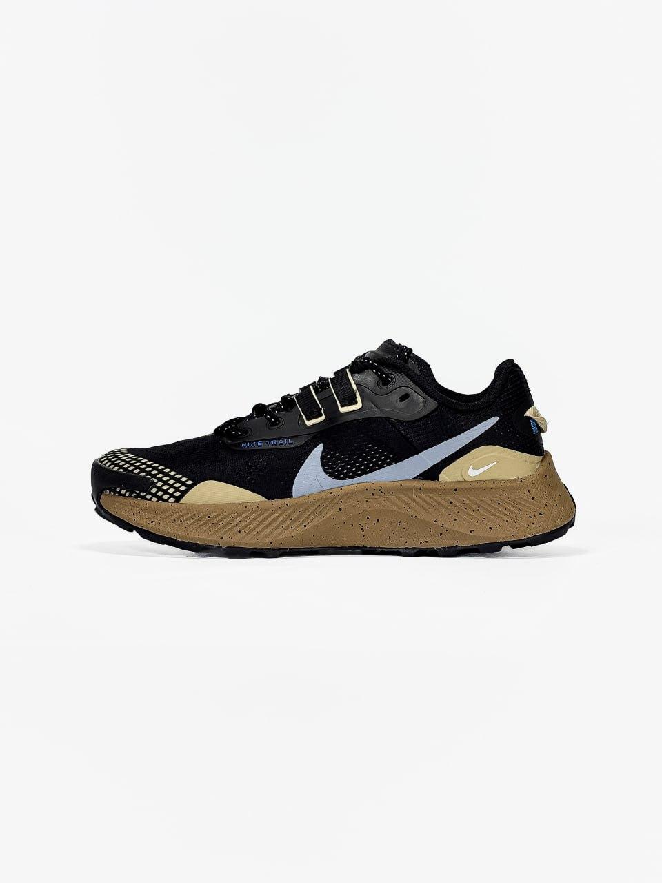 Жіночі спортивні кросівки Nike Pegasus Trail 3 Black/Brown (чорно-коричневі) стильні кроси NK852-N Найк vkross