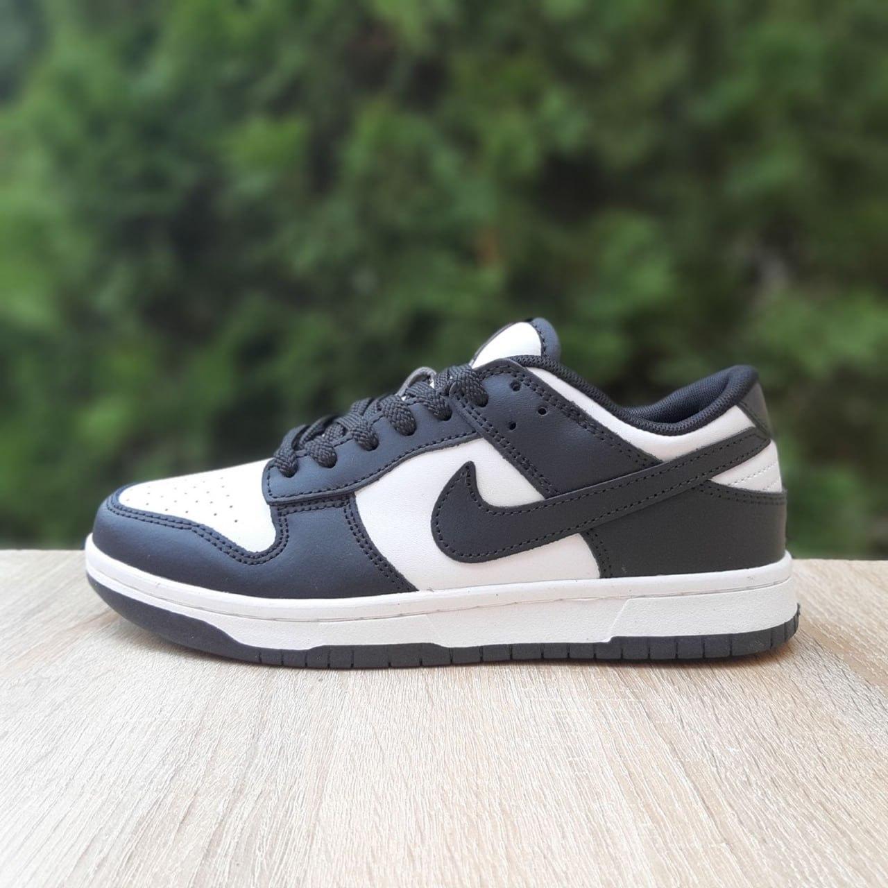 Жіночі кросівки Nike SB Dunk Low white black (білі з чорним) повсякденні кроси 21133 Найк vkross