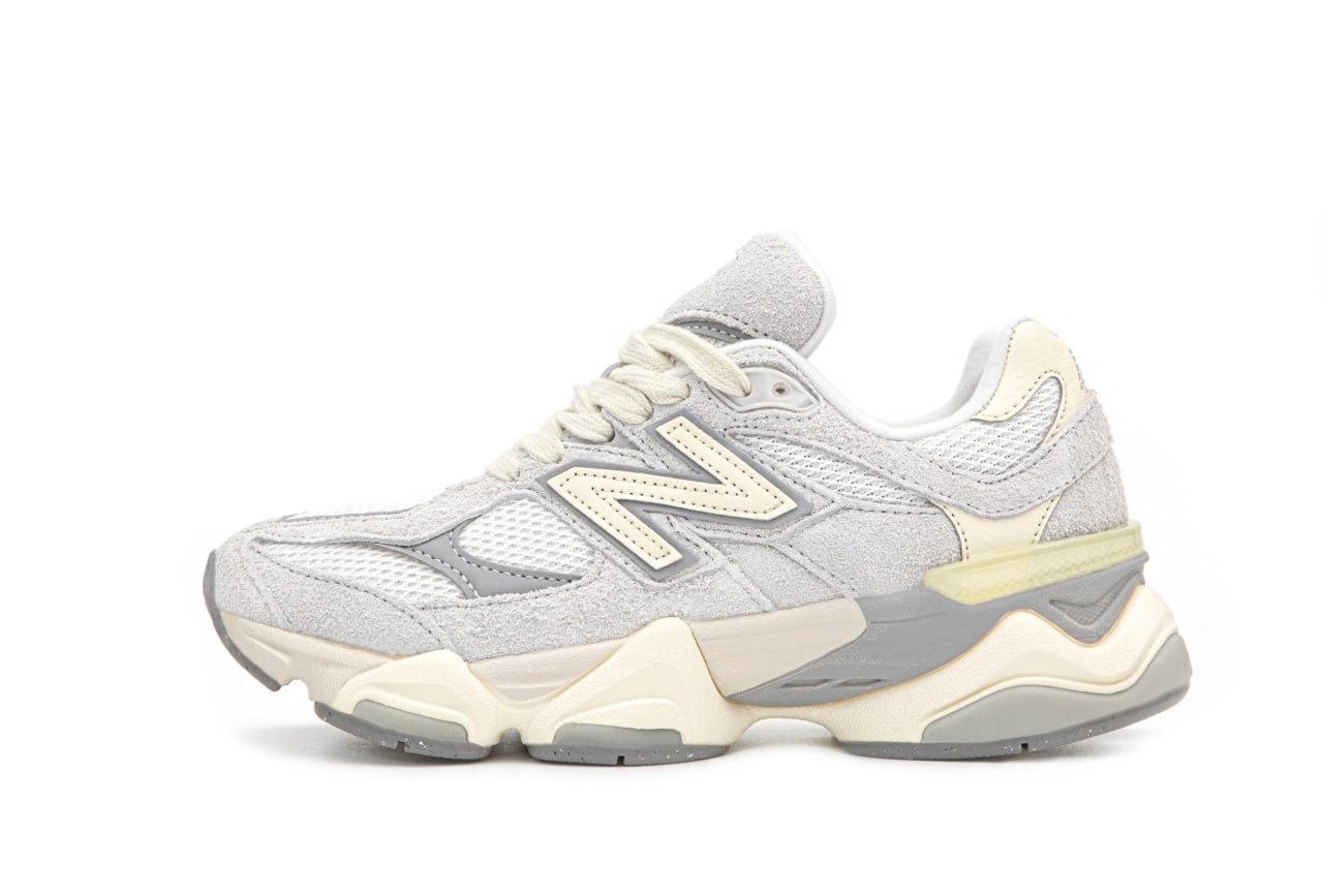 Жіночі спортивні кросівки New Balance 9060 (сірі) демісезонні кроси 15133 Нью Беленс vkross