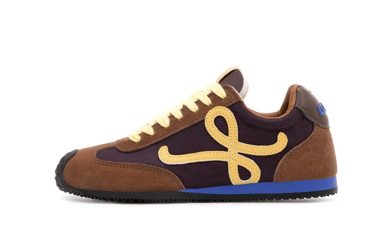 Жіночі спортивні кросівки Loewe Ballet Runner (коричневі) демісезонні кроси 15139 Лан-Ван vkross
