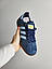 Жіночі демісезонні кросівки Adidas Spezial Blue (сині) стильні повсякденні кроси 695 Адідас vkross, фото 6
