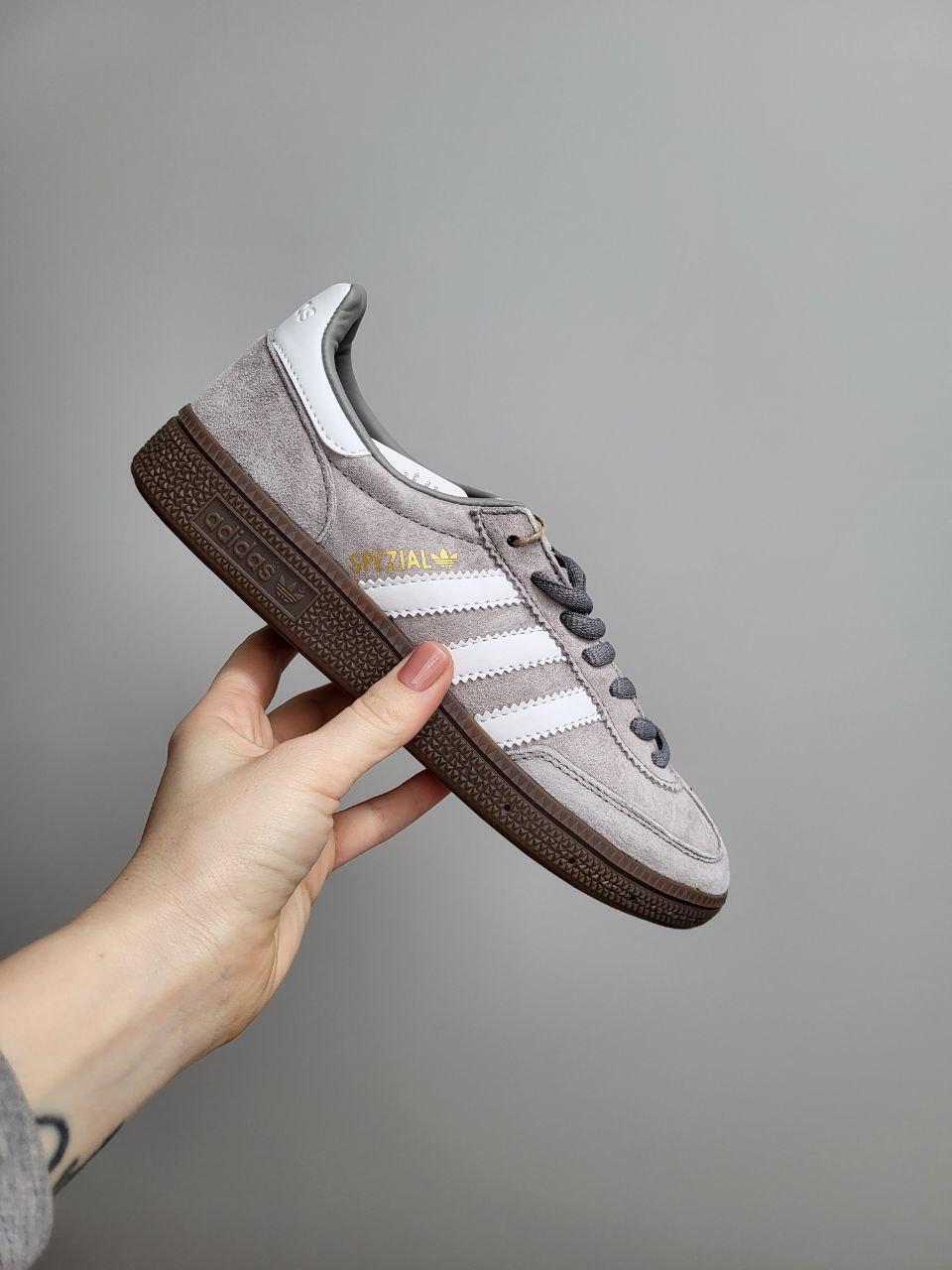 Жіночі демісезонні кросівки Adidas Spezial Grey (сірі) стильні повсякденні кроси 700 Адас vkross, фото 1