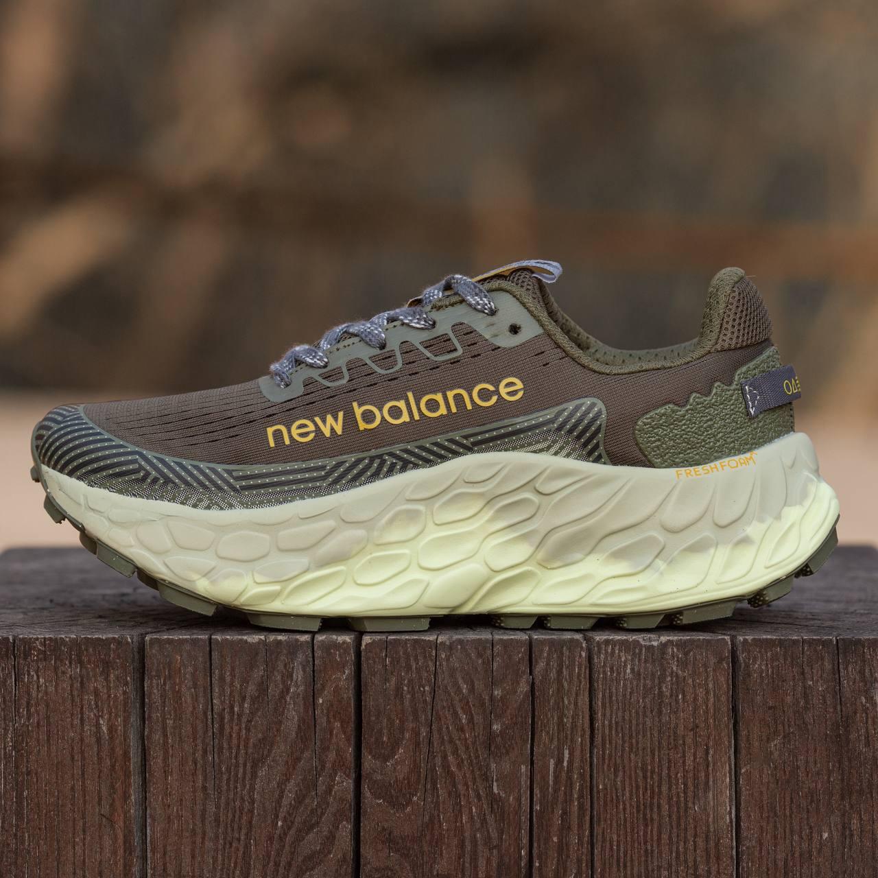 Чоловічі кросівки New Balance More Trail v3 Haki Green (хакі із зеленим) спортивні 2208 Нью Беленс vkross, фото 1