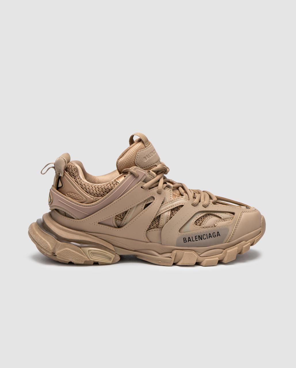 Жіночі спортивні кросівки Balenciaga Track 3.0 Beige (бежеві) демісезонні кросівки 13010 Баленсіага vkross