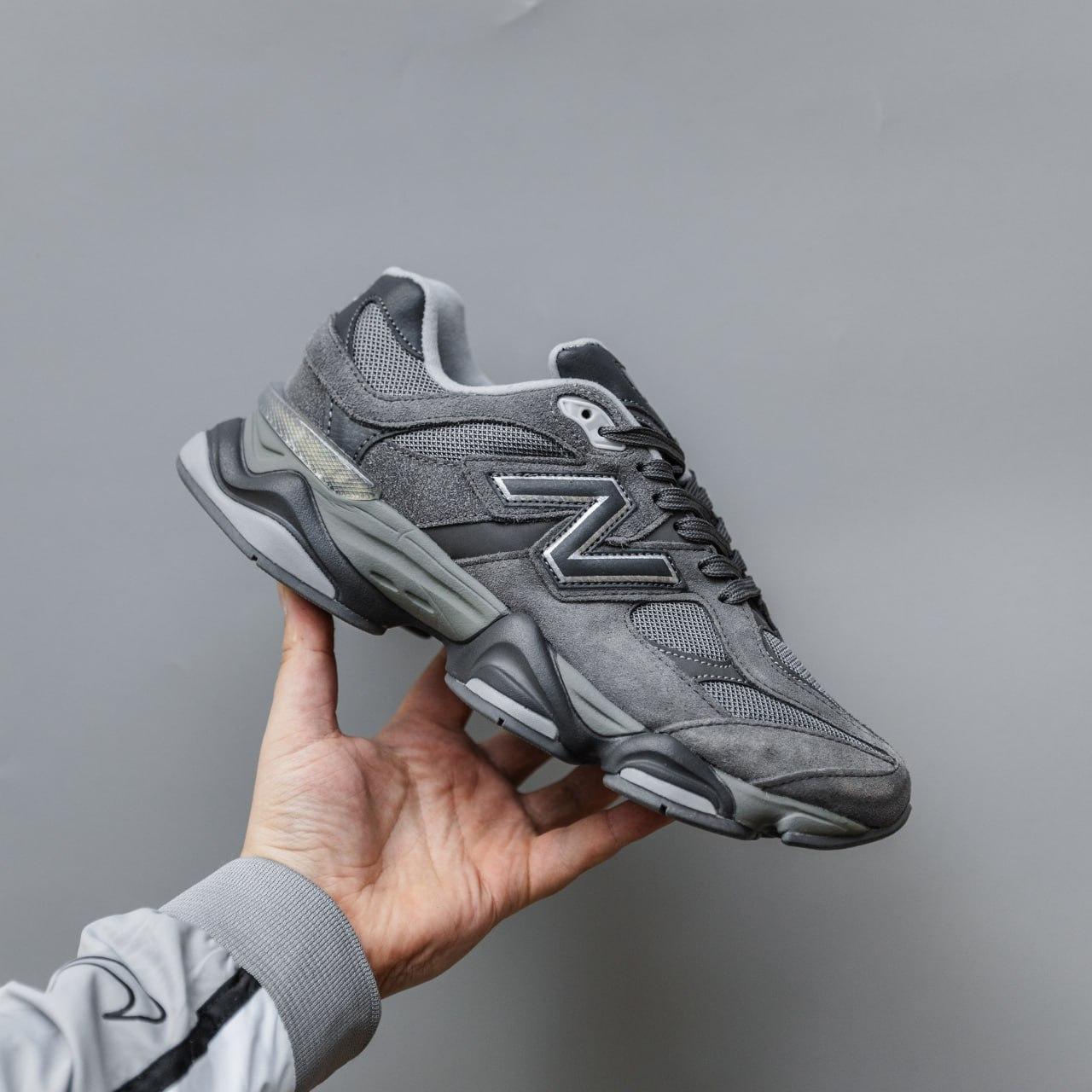 Жіночі спортивні кросівки New Balance 9060 (сірі) демісезонні кроси 3048 Нью Беленс vkross