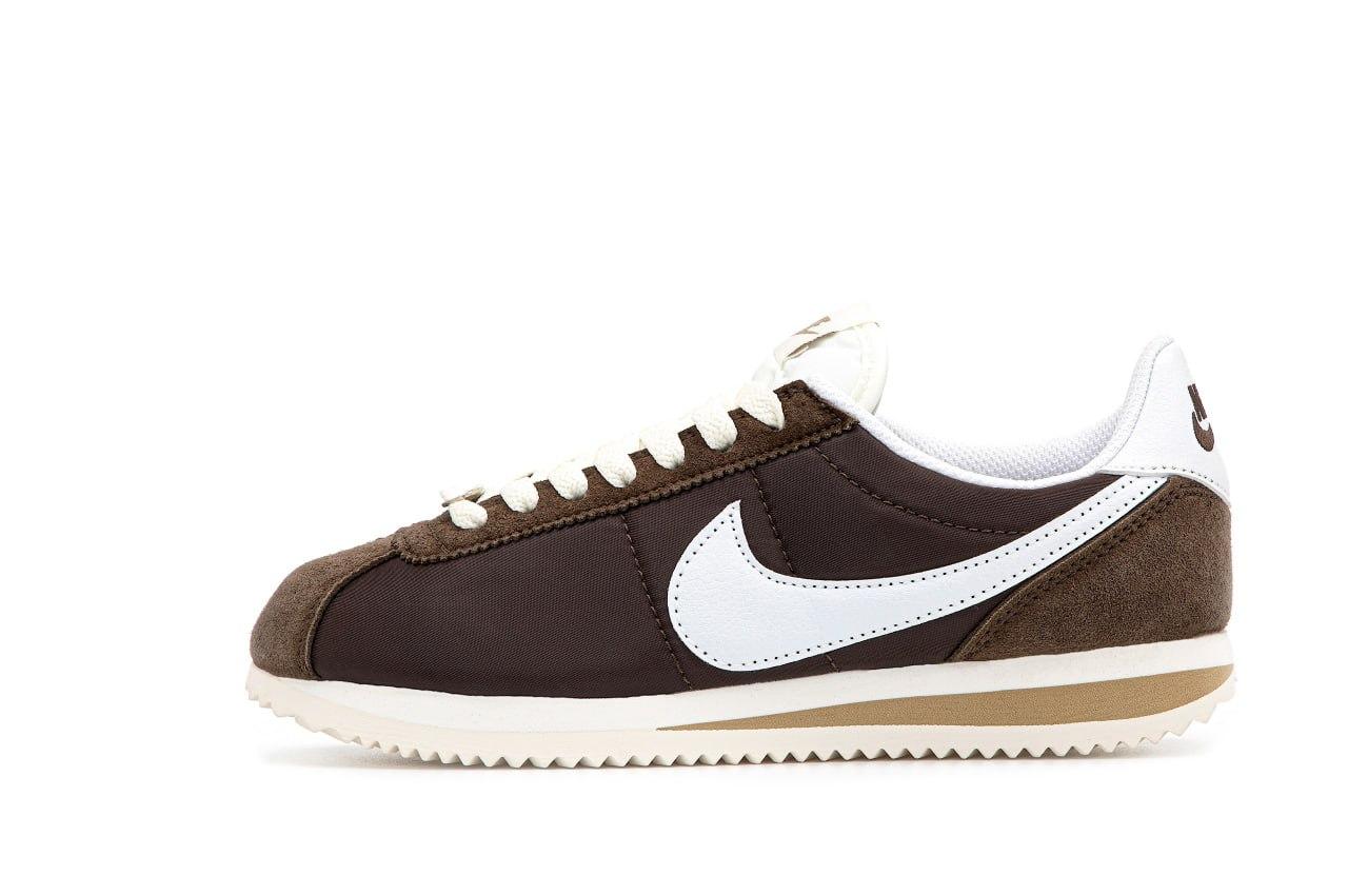 Чоловічі повсякденні кросівки Nike Cortez (коричневі) модні демісезонні кроси 15145 Найк vkross, фото 1