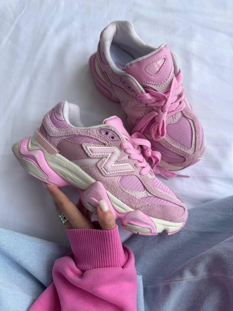 Жіночі спортивні кросівки New Balance 9060 DIRTY PINK premium (рожеві) демісезонні кроси 1118 Нью Беленс vkross