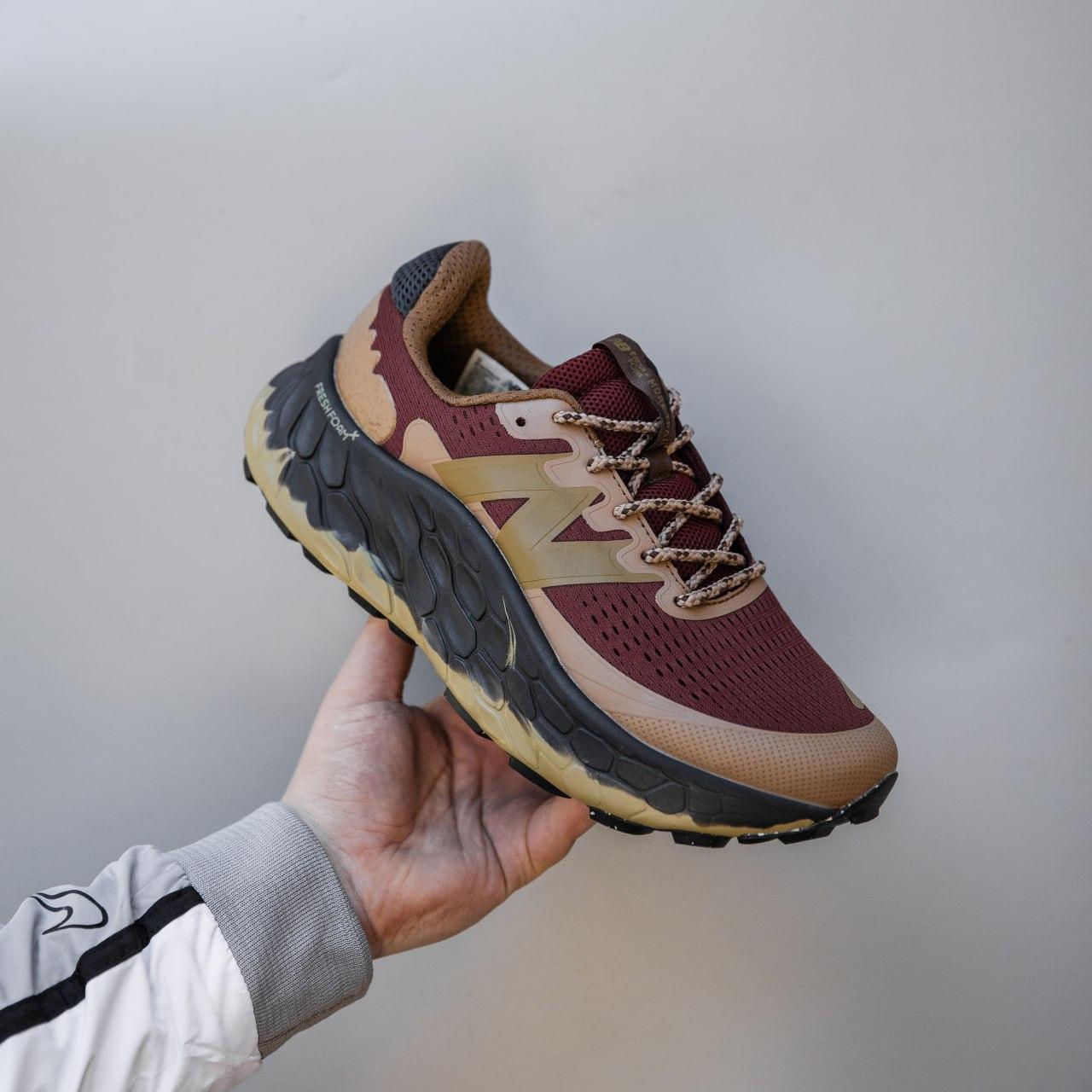 Чоловічі спортивні кросівки New Balance More Trail v3 (бордові) стильні кроси 2685 Нью Беленс vkross, фото 1