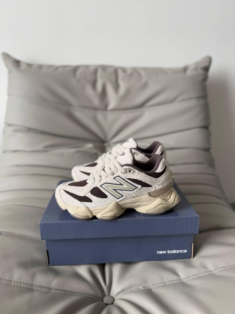 Жіночі кросівки New Balance 9060 Beige Brown (бежеві з коричневим) спортивні art0917 Нью Беленс vkross