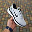 Чоловічі спортивні кросівки Nike Zoom (світло-сірі) модні повсякденні кроси 11473 Найк vkross, фото 3
