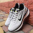 Чоловічі спортивні кросівки Nike Zoom (світло-сірі) модні повсякденні кроси 11473 Найк vkross, фото 5