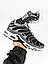 Чоловічі кросівки Nike Air Max Tn Black/Gray (чорно-сірі) модні спортивні кроси NK846 Найк vkross, фото 8