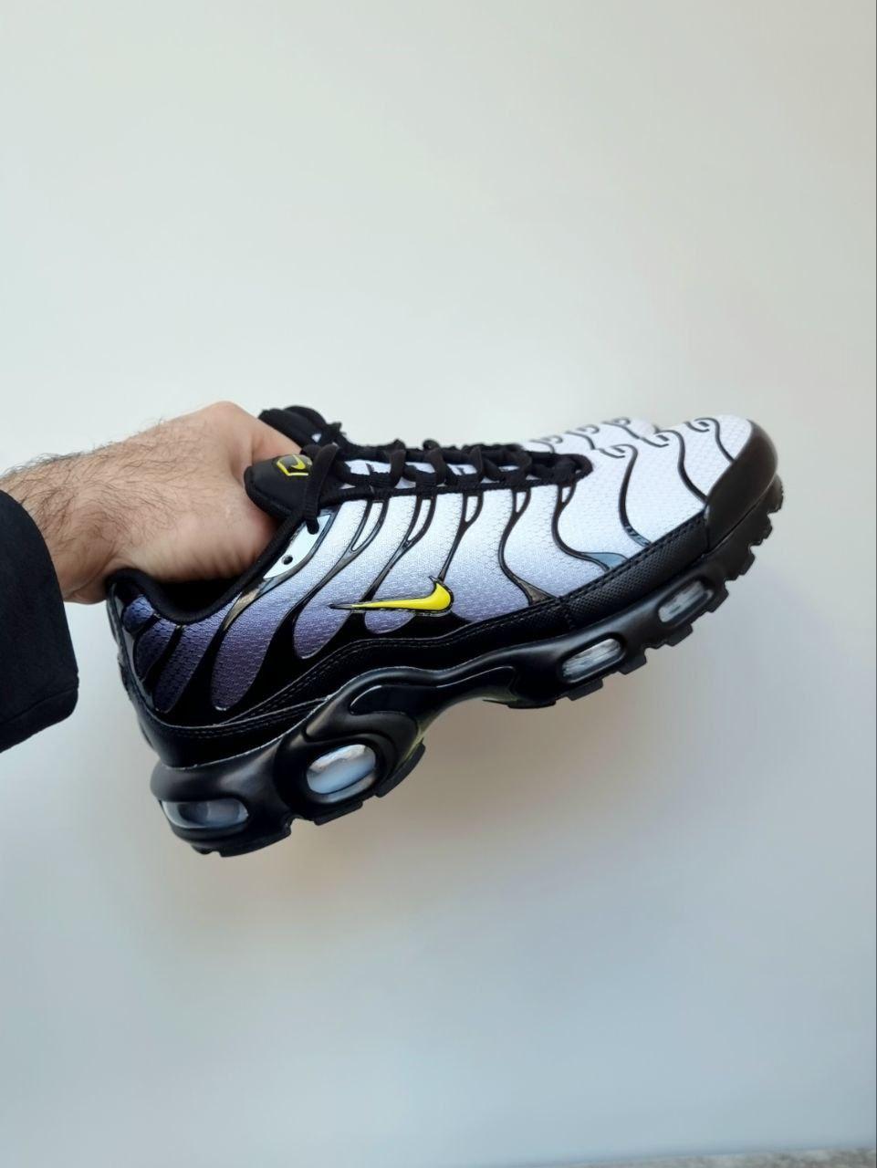 Чоловічі демісезонні кросівки Nike Air Max TN Plus (біло-сині) модні спортивні кроси 01435 Найк vkross, фото 1