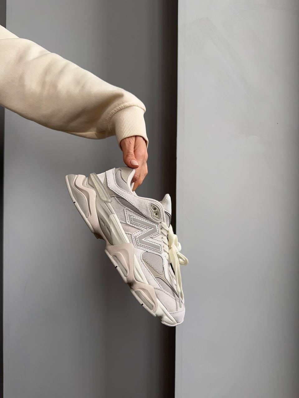 Чоловічі спортивні кросівки New Balance 9060 Light Beige (світло-бежеві) демісезонні NB102 Нью Беленс vkross, фото 1
