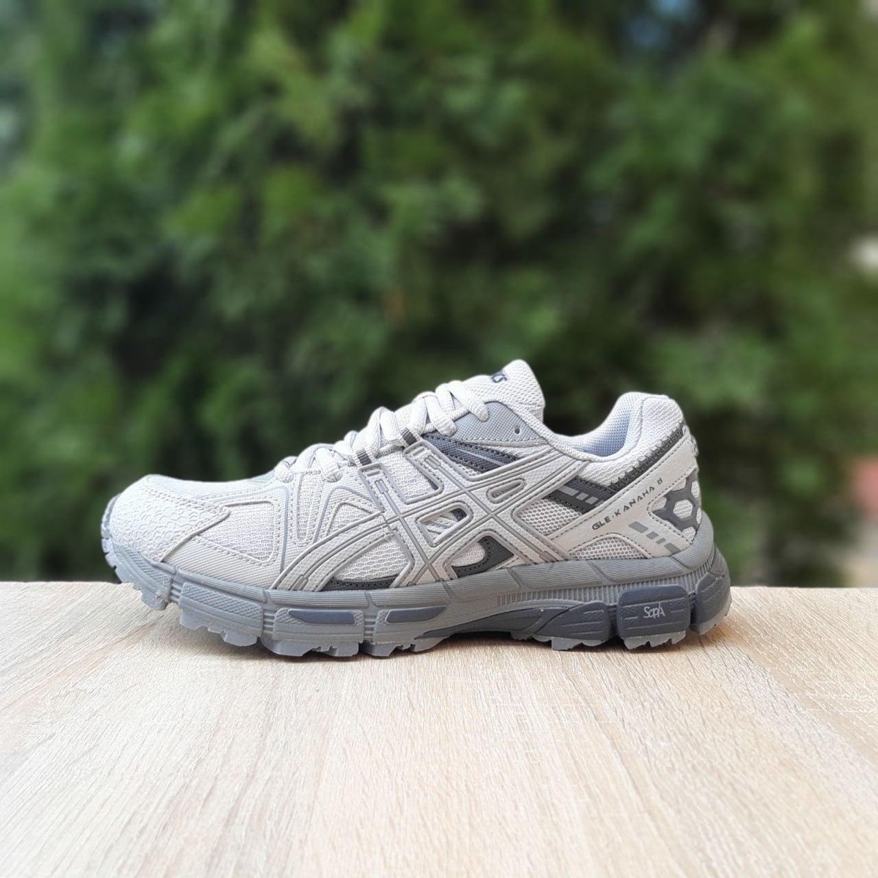 Чоловічі кросівки Asics Ael-Kahana 8 (світло-сірі) спортивні кросівки 11376 Асікс vkross