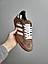 Чоловічі кросівки Adidas Spezial Brown (коричневі) стильні повсякденні кроси 702 Адідас vkross, фото 5