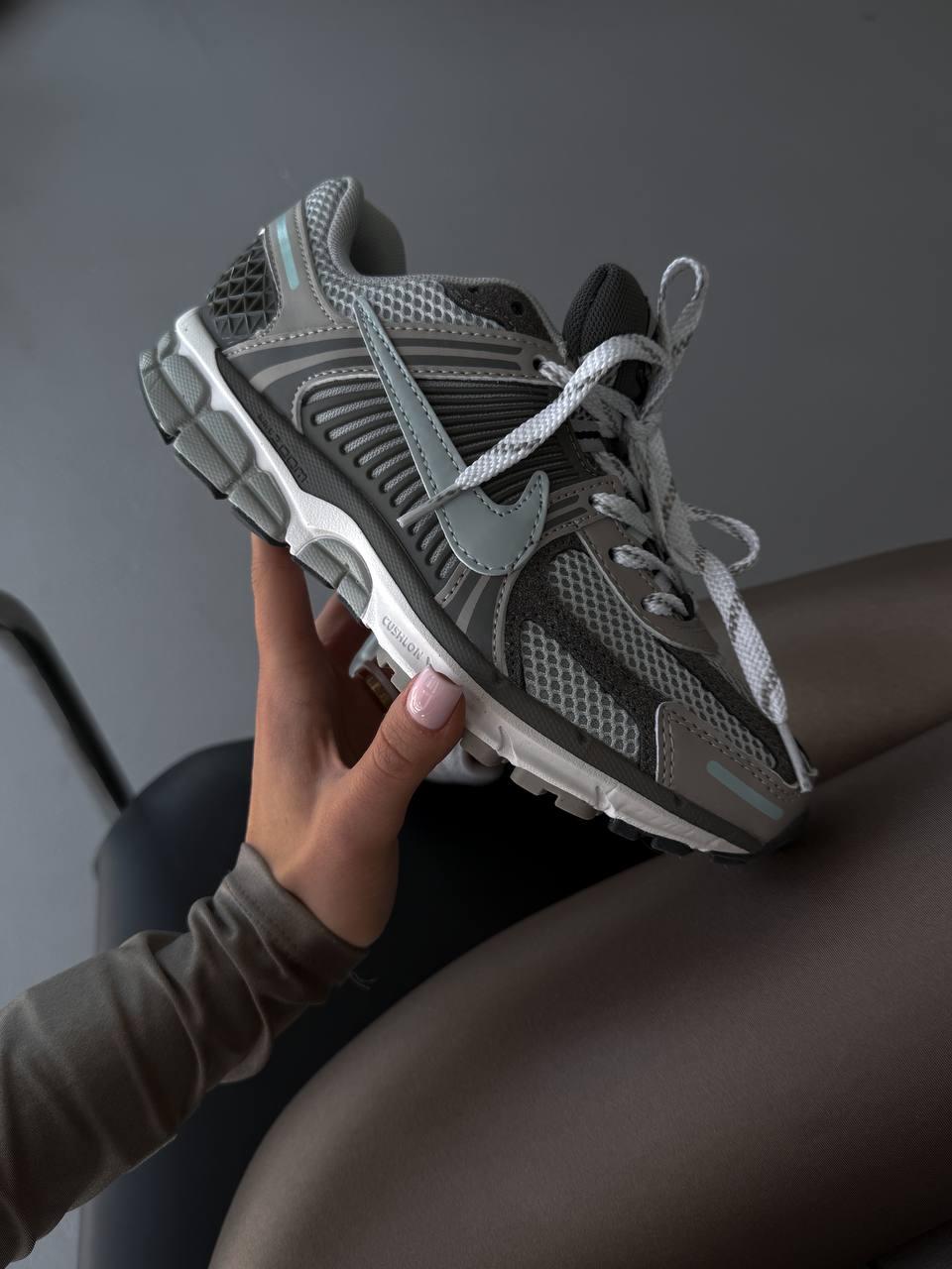 Чоловічі кросівки Nike Zoom Voomero 5 Cobblestone Flat Pewter (сірі) спортивні кроси 2715 Найк vkross, фото 1