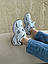 Жіночі демісезонні кросівки New Balance 530 Premium (білі з чорним) спортивні кроси NB002 Нью Беленс vkross, фото 6