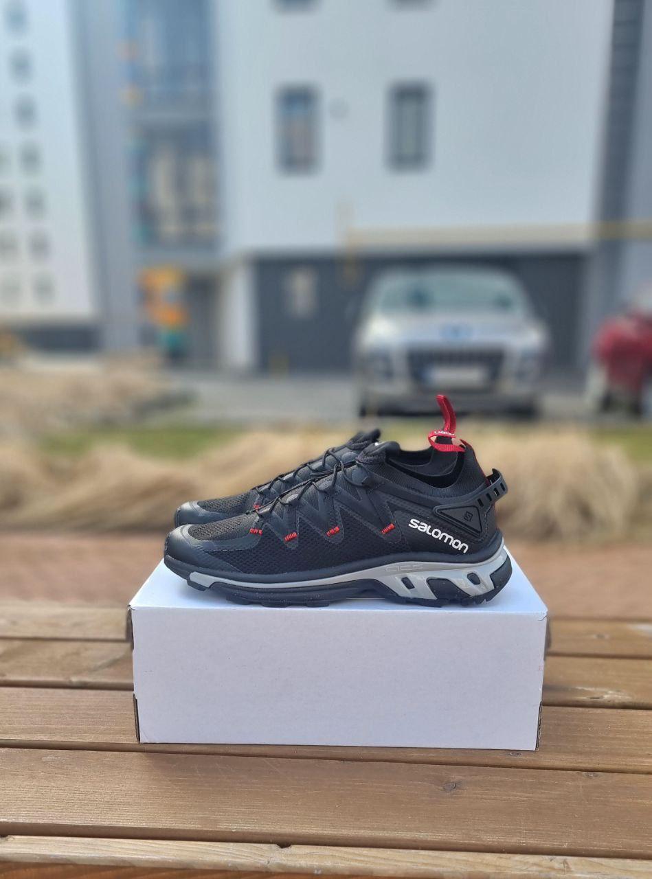Чоловічі кросівки Salomon XT-6 (чорні) повсякденні спортивні кроси 012555 Саломон vkross, фото 1