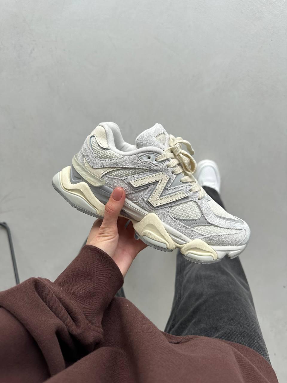 Чоловічі спортивні кросівки New Balance 9060 Quartz Grey Premium (сірі) демісезонні NB0061 Нью Беленс vkross, фото 1